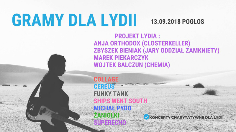 FUNKY TANK w klubie Pogłos - Gramy dla Lydii FUNKY TANK w klubie Pogłos - Gramy dla Lydii